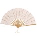 White Lace Fan - 27cm