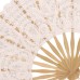 White Lace Fan - 27cm