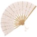 White Lace Fan - 27cm