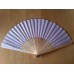 Silk Fan 21cm - White