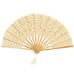 Ivory Lace Fan - 27cm