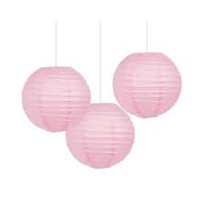 Χάρτινο Φαναράκι 40εκ - Ροζ