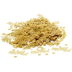 Κονφετί 'Just Married' - Χρυσό