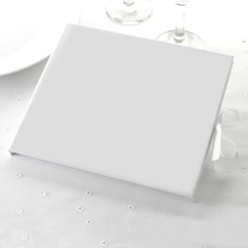 Premium Guest Book - Plain White
