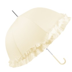 Abbi Domed_Νυφική Ομπρέλα Θόλος Με Βολάν - Ιβουάρ