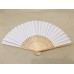 Paper Fan 21cm - White
