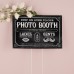 Photobooth Two-Sided Directional Sign