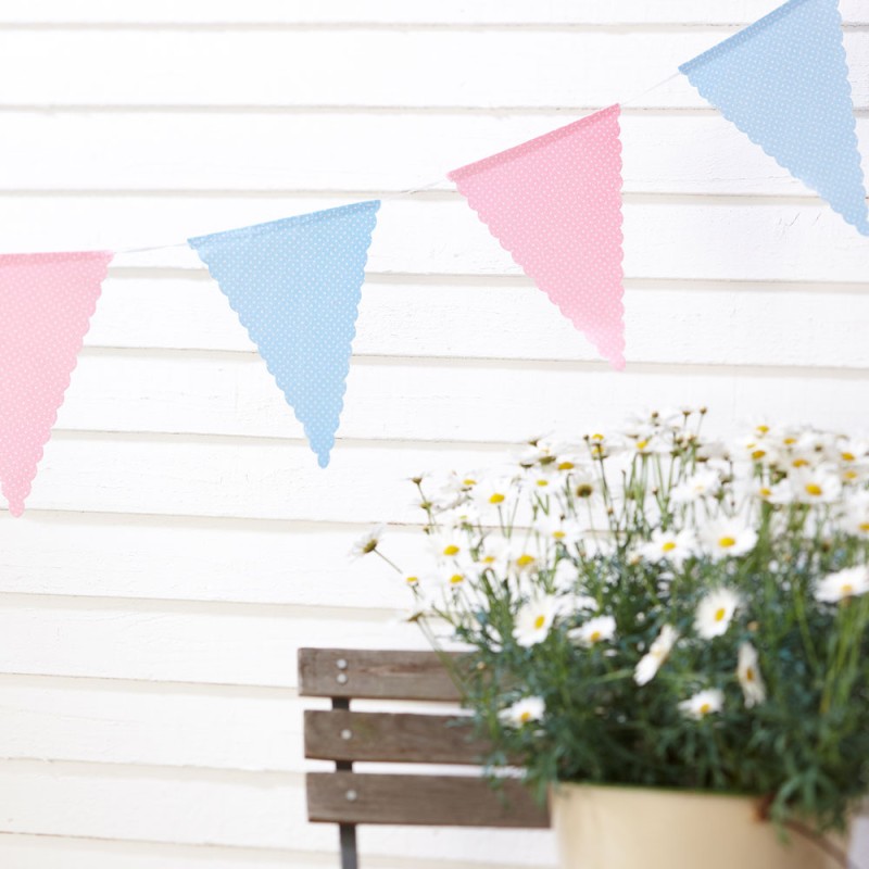 Γιρλάντα Πουά Ροζ-Γαλάζιο