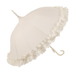 Lisbeth_Νυφική Ομπρέλα Βικτωριανού Στυλ - Ιβουάρ