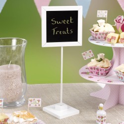 Vintage Chalkboard Signs - White