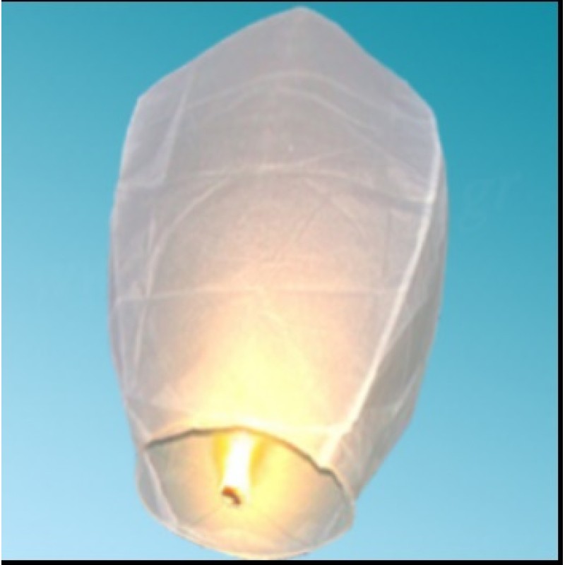 Ιπτάμενο Φαναράκι Σε Λευκό Χρώμα